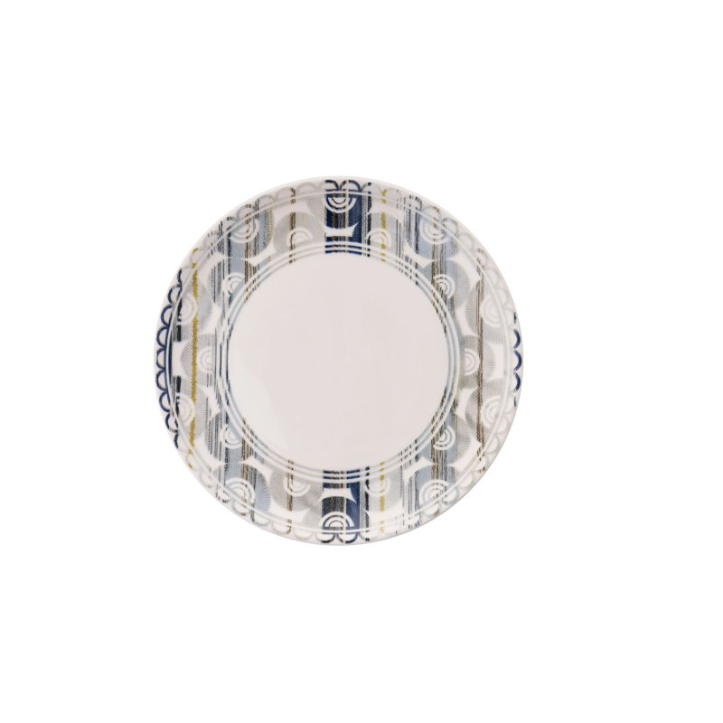 Elegant Service Plate Set (6 Pieces), 100% Ceramic, 10.0 x 10.0 x 1.0 inches | Dishwasher & Microwave Safe | Perfect for Formal Dining or Everyday Use, Durable and Stylish Design for Any Table Setting