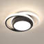 Modern Ellipse LED Flush Mount