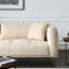 Coussin modulaire 100% polyester crème-297543270