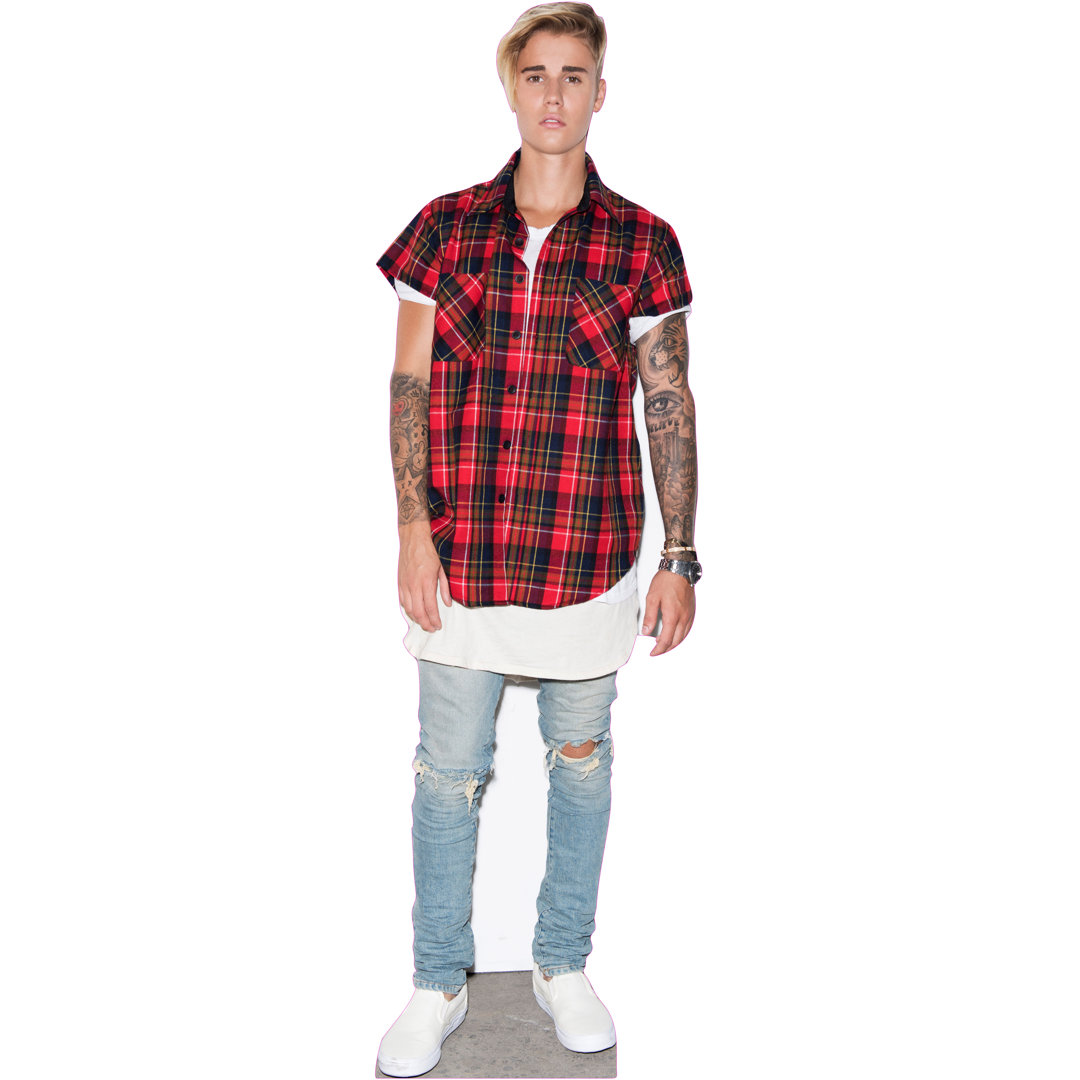 Justin Bieber Cardboard Standup Star Cutouts