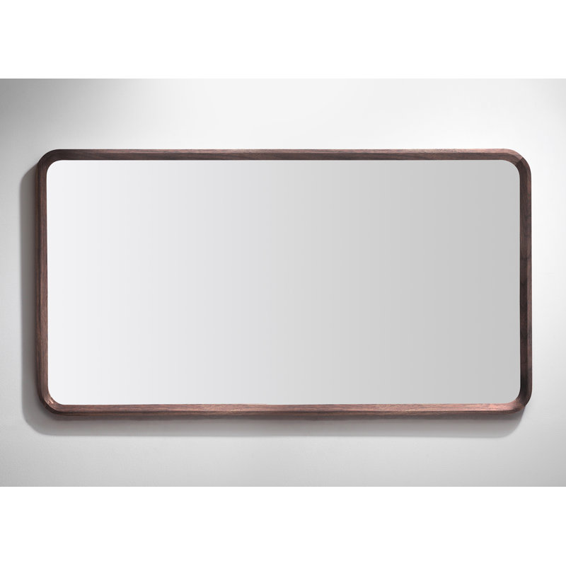 Vela Mirror, Dark Walnut, 29.5" x 35.5"