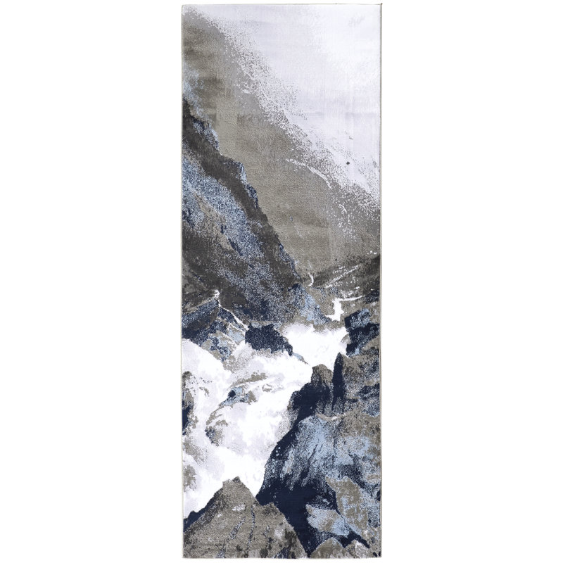 Sevan Performance Abstract Indoor Rug, Runner 2'10" x 8'