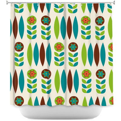 Rideau de douche simple spring floral