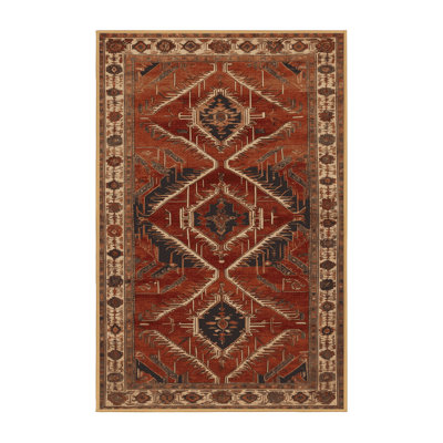 Machine Washable Persian Brown Area Rug