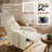 Manual Recliner, Comfortable Corduroy Recliner with Upholstered Back and Seat Cushion-2086262340