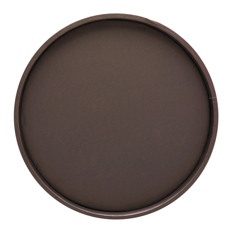 Mercer41 Coplyn Plastic Platter, Brush Chrome