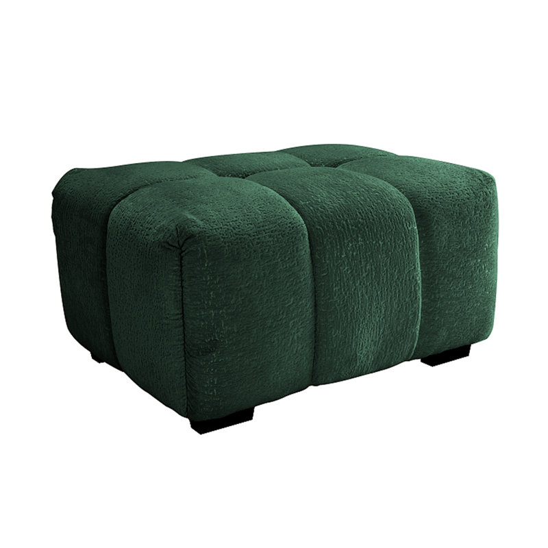 33 Sofas Green Chenille - Ottoman, Green