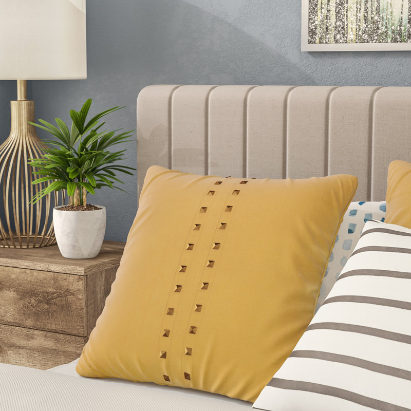  Square Pillow Cover, Curry