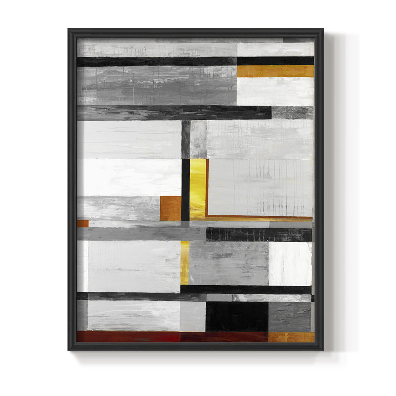 Reproduction encadrée Retro Spectrum V7 - bois massif, Noir, H 10 po x l 8 po