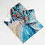 Tapisserie murale Coastal Beach Umbrella Paradise-133641904
