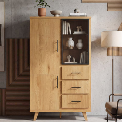 100 cm W Glass Sideboard