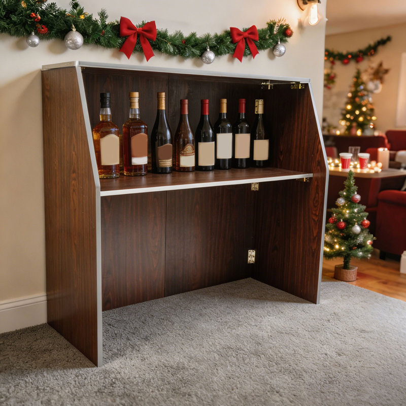 Armoire de bar pliable et autoportante pour barbecue pour pique-nique