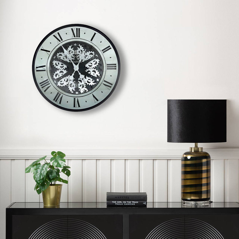 Coulombe Metal Wall Clock