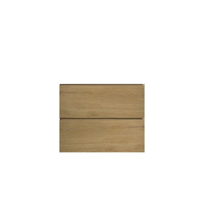 Armoire de salle de bain en chêne naturel