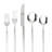 Jaxson 20 Piece 18/10 Stainless Steel Flatware Set, Service for 4