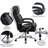 Belladonna Big & Tall LeatherSoft Ergonomic Office Chair with Headrest and Loop Arms