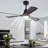 Jhamarion 42" Modern LED Ceiling Fan Chandelier with Remote-1331740346
