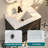30" White Engineered Stone Vanity Top With Rectangular Ceramic Sink And 4" Backsplash