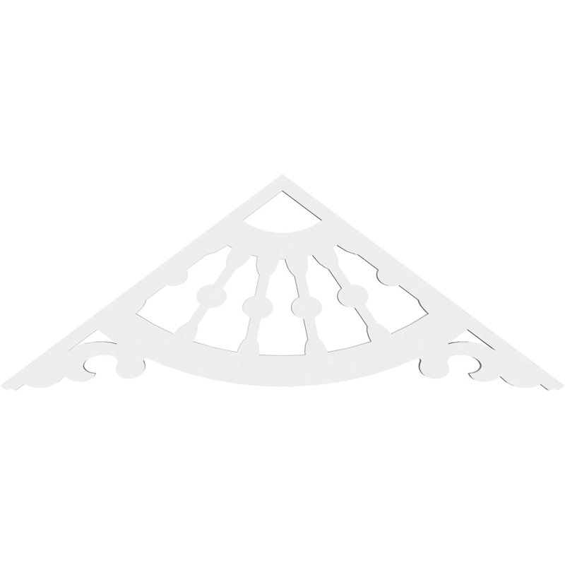 Roue de chariot à pignon en PVC de qualité architecturale, 36 po x 14 po x 1 po, 9 / 12, Plastique