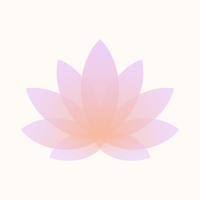 Minimal Lotus Flower III by Colour Poems - Wrapped Canvas Print
