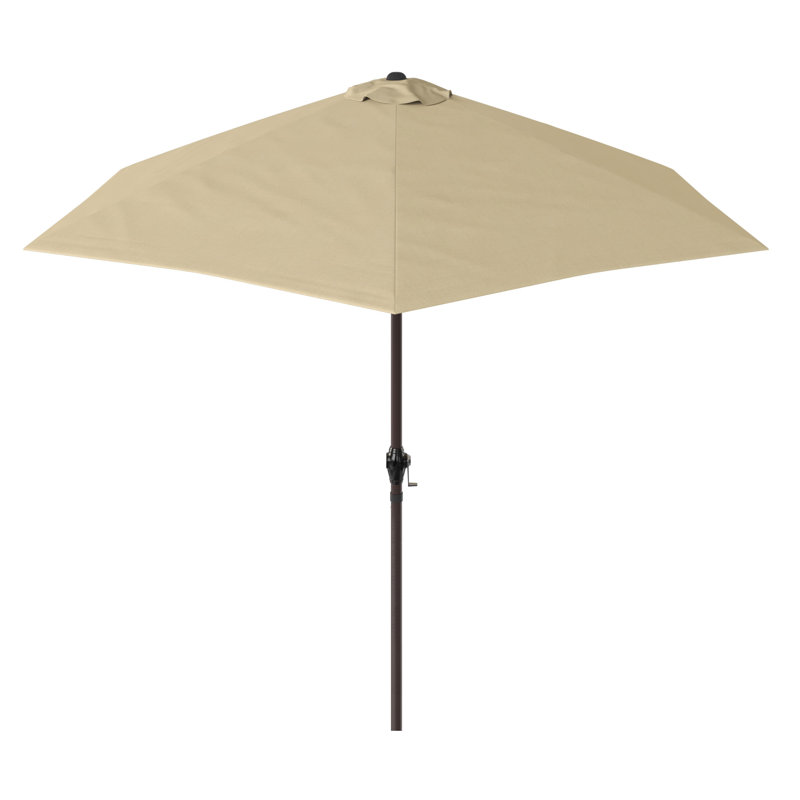 Parasol de marché 9 pi Astraea, Beige antique - polyester