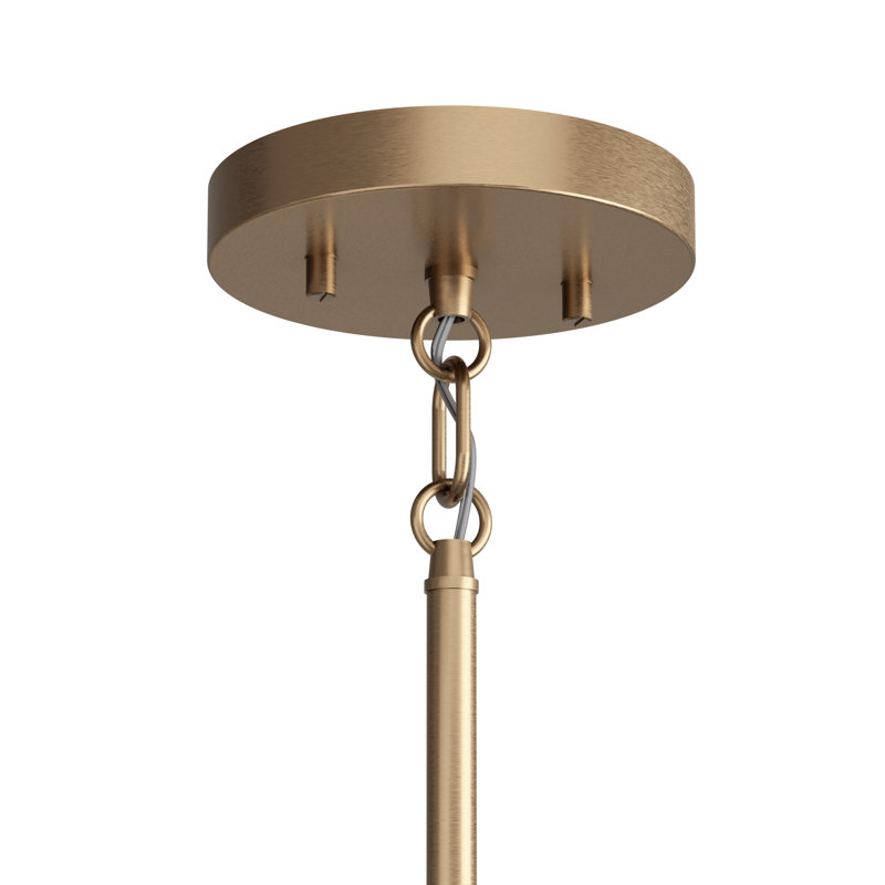 Luminaire suspendu 4 lumières 25,5 "25,5", Bronze