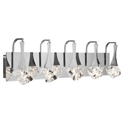 Thorgunn 5 - Light Dimmable LED Vanity Light
