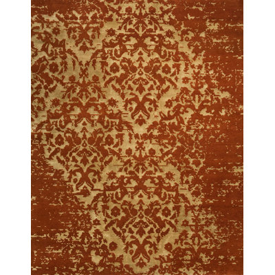 Transitional One-of-a-Kind Rectangle 8'1" X 9'9" Hand Knotted Area Rug