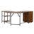 L-Shape Home Office Two-Tone Desk With Storage