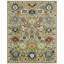 Sovereign Chartreuse Multi Floral Hand Knotted Wool Area Rug-1580871004
