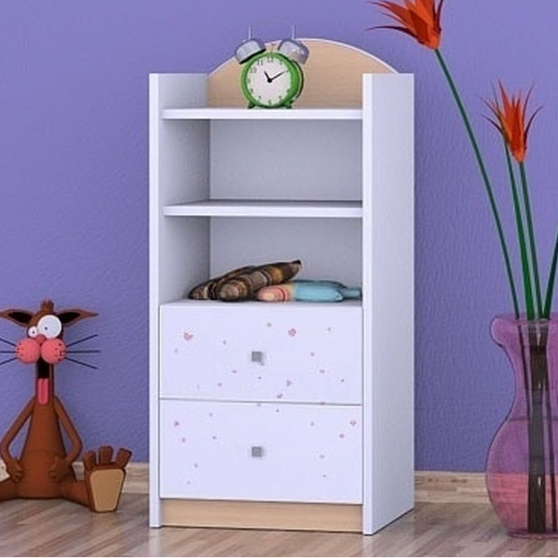 Nadia 96cm H Kids Cube, Bright Pear, 92cm H x 45cm W x 34cm D