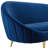 Modway Silver Orchid Perez Vertical-curve Back Sofa-80210750