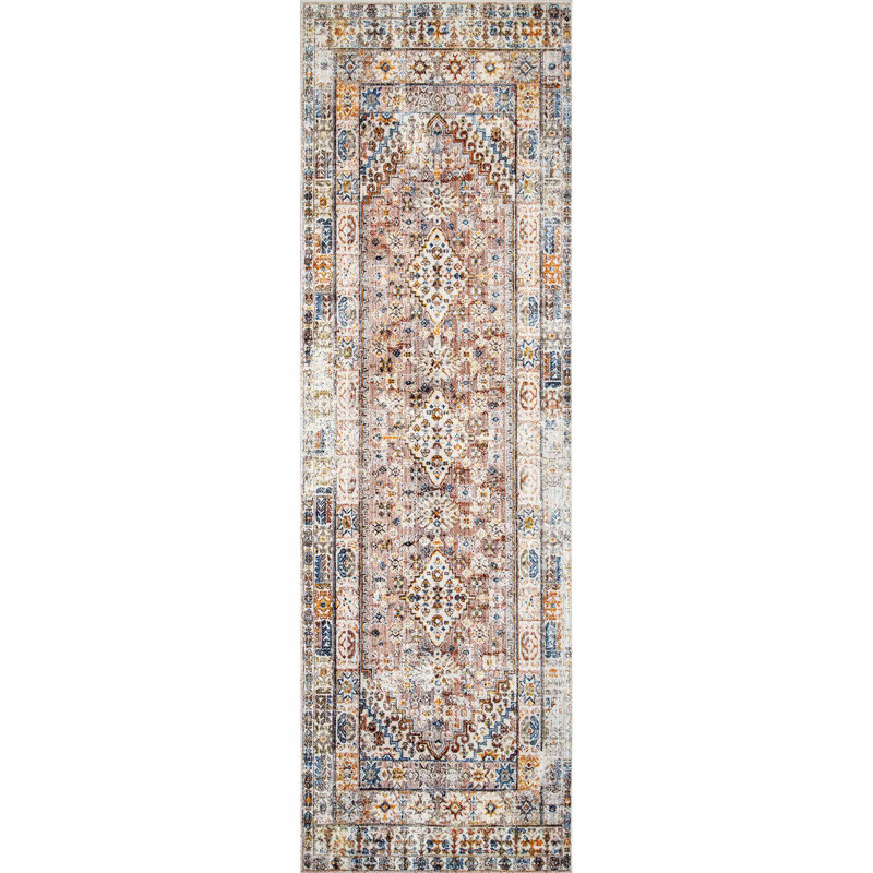 Roehl Oriental Brown Area Rug, Runner 2'6" x 6'