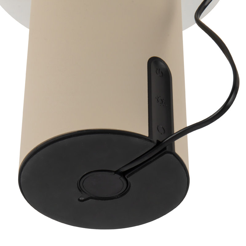 Lampe portable d'extérieur à DEL à intensité variable 8 po Shilo, Sand