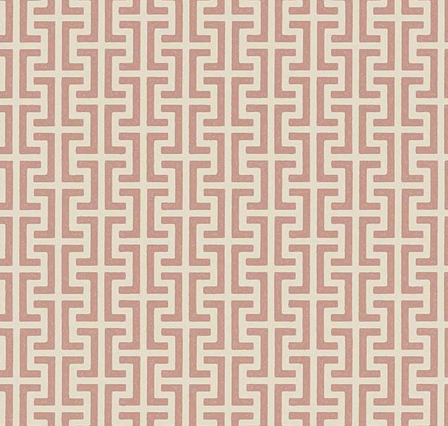 Schumacher x Veere Grenney Temple Wallpaper, Straw
