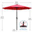 Parasol de marché éclairé Caerphilly-157318111-264100098