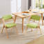 Chaise rembourrée empilable rembourrée et rembourrée-114115397