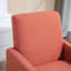 Chaise d'appoint moderne en faux lin avec structure en bois massif-1505577960