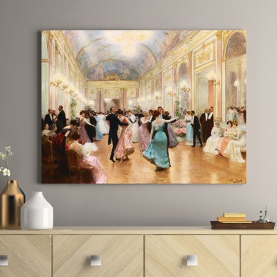 The Ball by Victor Gabriel Gilbert - No Frame Print on Canvas