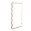 Wavy Framed Wall Accent Mirror in Gold 50x76CM