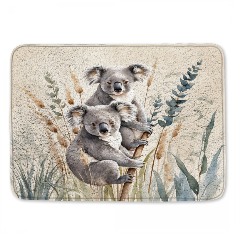 Tapis de bain Koalas On Branch, L 24 po x L 17 po