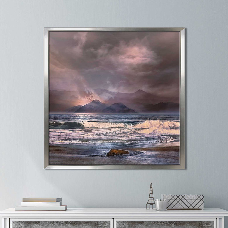 " Escape " Acrylic Print, 39.5" H x 63.5" W x 2" D, Silver Floater Frame