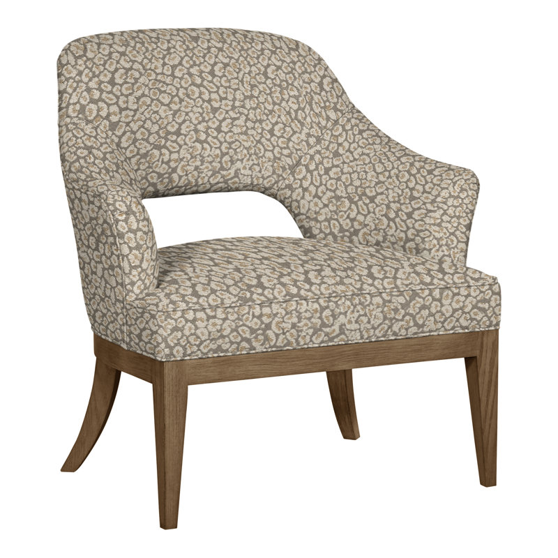 Chaise Kaley de 32,5 po Vanguard, Chenille Nompton Snow Crypton®, Hampton