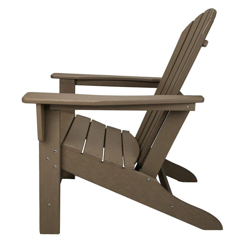 Outdoor Adirondack Chair, Brown