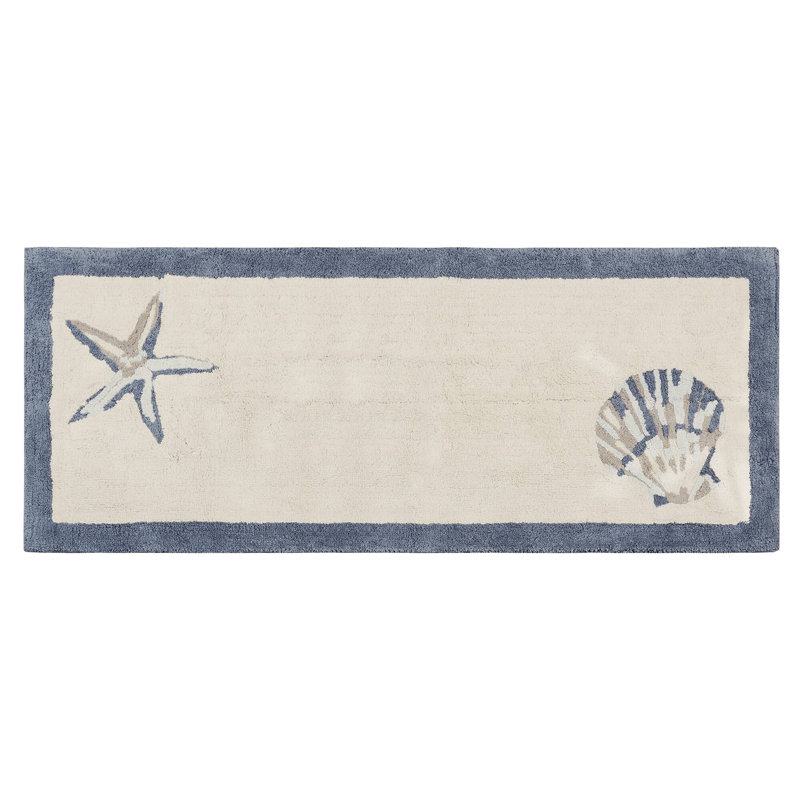 Tapis 100% coton touffeté Bayside, H 0,25 po x l 24 po x L 60 po