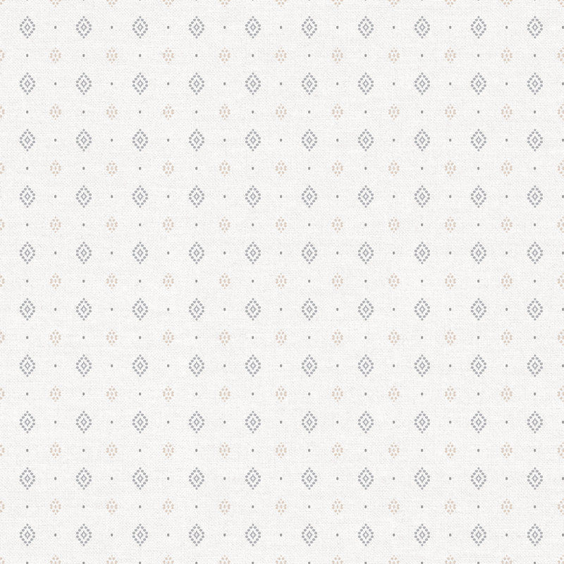 Farris 10m x 53cm Matte Wallpaper Roll, Grey/White