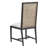 Arly 18'' H Silk Upholstered Mahogany Side Chair-29159092