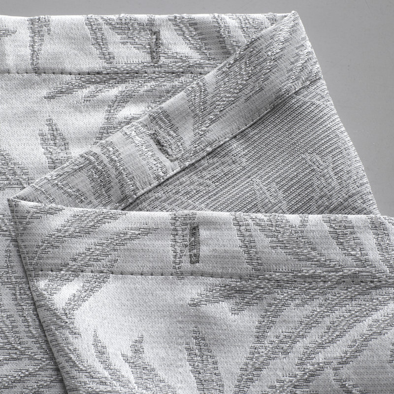 Percey polyester floral simple, Argent