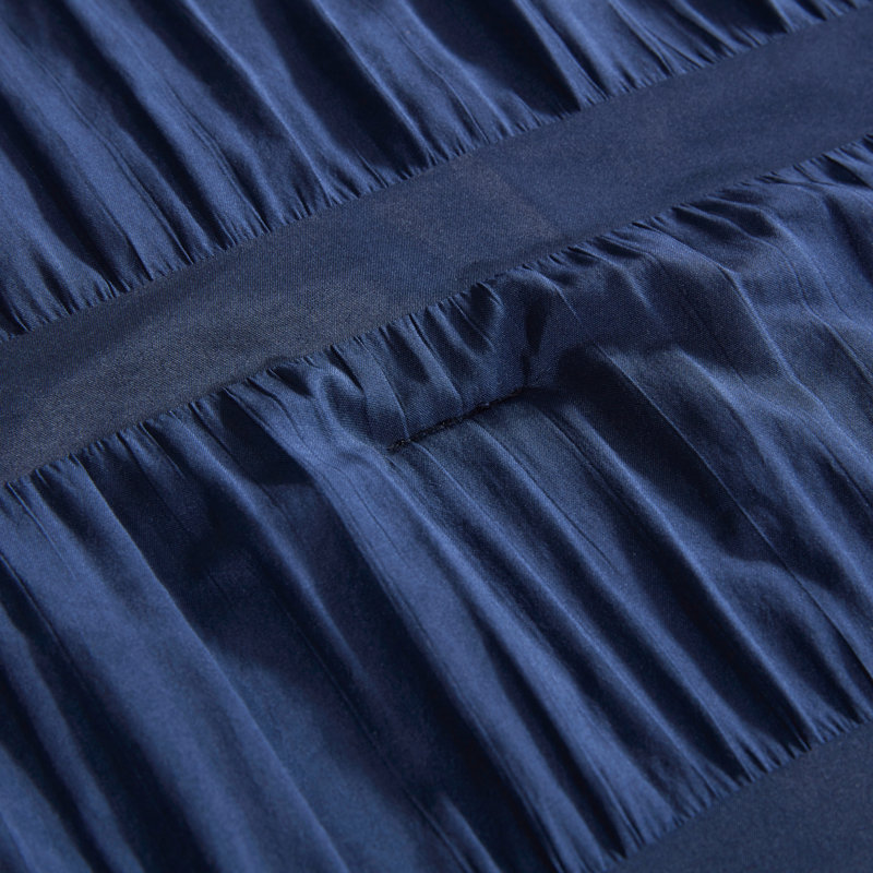 Polyester Comforter, King Comforter + 2 King Shams, Navy Blue