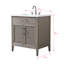 Meuble-lavabo simple 30 po avec dessus Sebastiano-111376086
